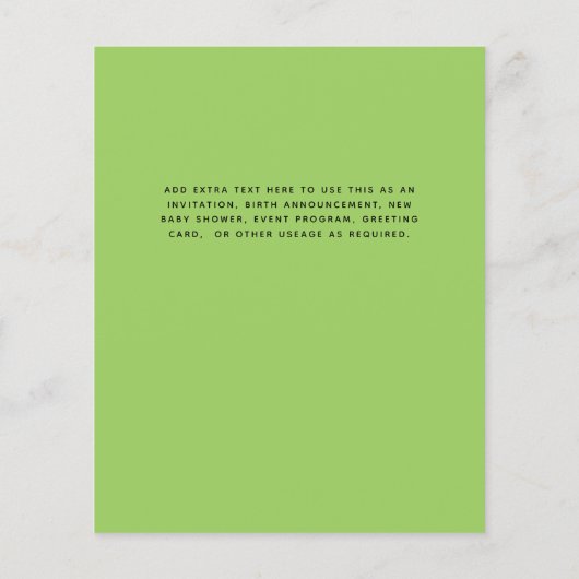 BEE Afstuderen Gift - Fun Im Buzzing Personalized Flyer (Achterkant)