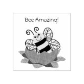 Bee Amazing personaliseer stempel (Afrduk)