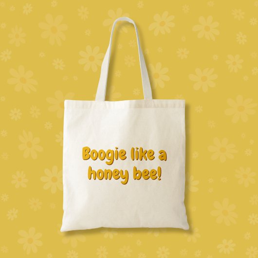 Bee Amazing - Schattigee Cartoon Bumble Bee & Dais Tote Bag