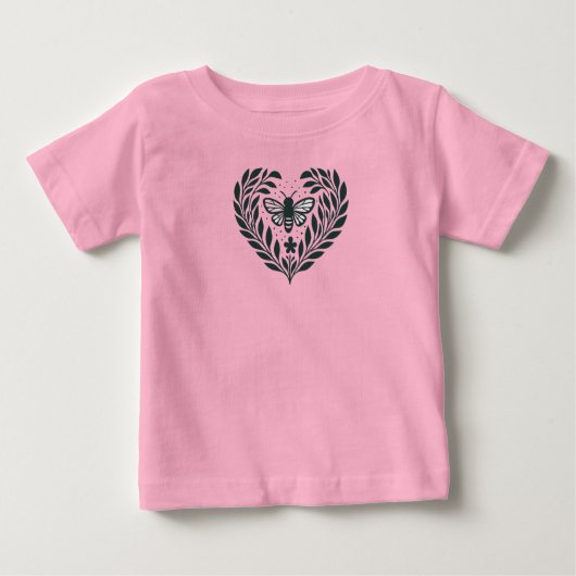  Bee and Boughs Baby T-Shirt (Voorkant)