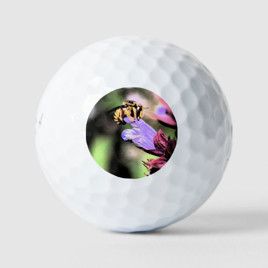 Bee and Flower be6 gbcnm Golfballen (Voorkant)