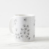Bee and Honeycomb Pattern Mok (Voorkant links)