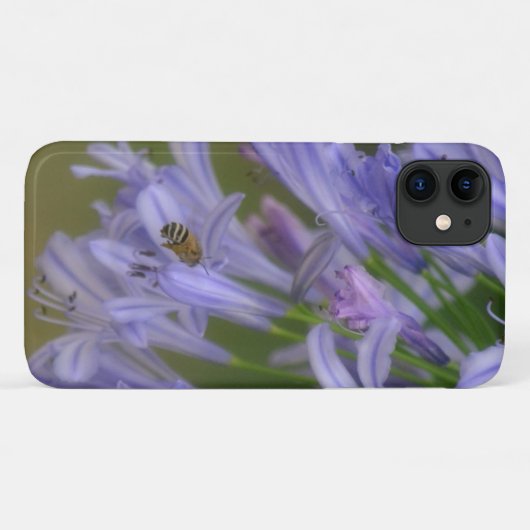 Bee and Lily Flower  Natuur Telefoonhoes Case-Mate iPhone Case (Achterkant (horizontaal))