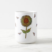 Bee And Sunflower Mug Koffiemok (Center)