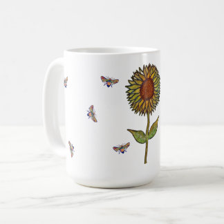 Bee And Sunflower Mug Koffiemok