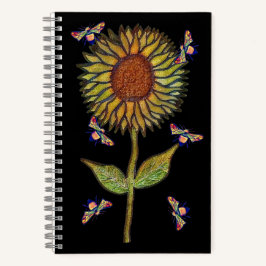 Bee And Sunflower Notebook Notitieboek