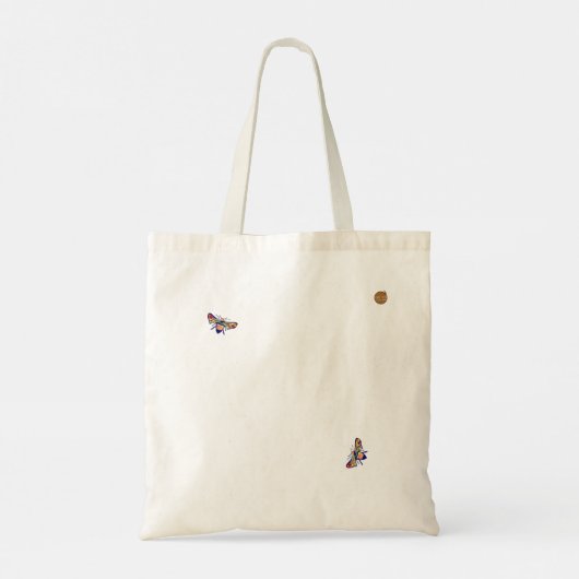 Bee And Sunflower Tote Bag (Achterkant)
