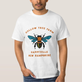 Bee Apiary Boerderij Zakelijk Logo T-shirt
