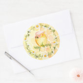 Bee Apiary Honey Jar Sticker (Envelop)