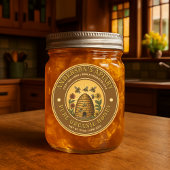 Bee Apiary Honey  Label Sjabloon