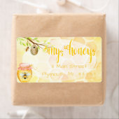 Bee Apiary Honey Verzendlabel (Insitu)