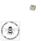 Bee Apiary Huidverzorging Pure Raw Rubberstempel (Gestempeld)