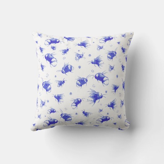  Bee Art Kussen | Cadeau voor mama (Achterkant)