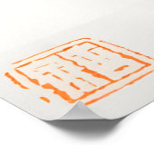 Bee Art Poster (Hoek)