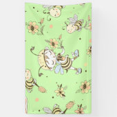 Bee Artwork Spandoek (Verticaal)