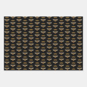 Bee assortiment vijf papierbladen voor onmiddellij inpakpapier vel (Voorkant 2)