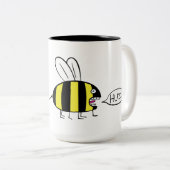 Bee-ast bijen - 444 ml Mok met twee toonsoorten (Voorkant rechts)