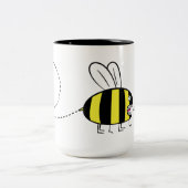 Bee-ast bijen - 444 ml Mok met twee toonsoorten (Center)