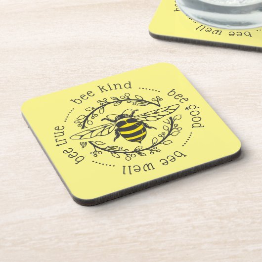 Bee Attitudes Bier Onderzetter (Linkerzijde)