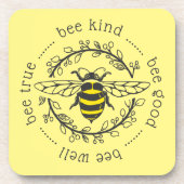 Bee Attitudes Bier Onderzetter (Voorkant)