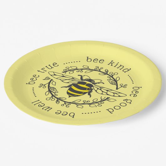 Bee Attitudes Papieren Bordje (Gekanteld)