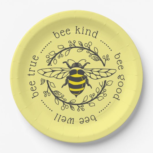 Bee Attitudes Papieren Bordje (Voorkant)