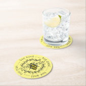 Bee Attitudes Ronde Kartonnen Onderzetter (Insitu)