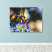 Bee Aware 24 x 18 inch, 1,5 inch, Single Wrapped C Canvas Afdruk (Insitu (Houten vloer))