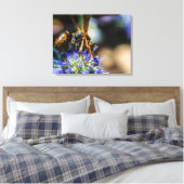 Bee Aware 24 x 18 inch, 1,5 inch, Single Wrapped C Canvas Afdruk (Insitu (Slaapkamer))