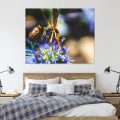 BEE AWARE 50 X 40 GEWRAPPEERDE CANVAS PRINT (Insitu (Slaapkamer))