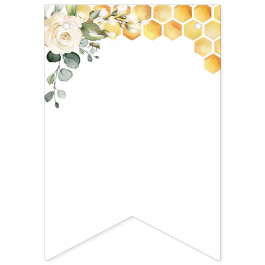 Bee baby shower banner (Tweede vlag)