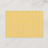 Bee Baby shower Books for Baby Enclosure Card Informatiekaartje (Achterkant)