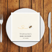 Bee Baby shower Custom Servet