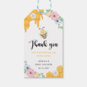 Bee Baby shower Dank u Cadeaulabel (Voorkant)