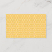 Bee Baby shower Diaper Raffle Card Informatiekaartje (Achterkant)