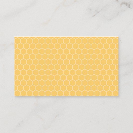 Bee Baby shower Diaper Raffle Card Informatiekaartje (Achterkant)