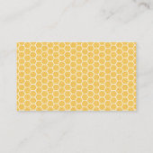 Bee Baby shower Diaper Raffle Enclosure Card Informatiekaartje (Achterkant)