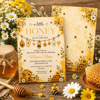 Bee Baby Shower Een Klein Beetje Honing Is Op Koms Kaart