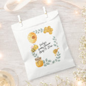 Bee Baby Shower Favor Bag Bedankzakje (Geknipt)