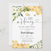 Bee Baby Shower Invitation Kaart (Voorkant)