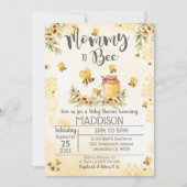 Bee Baby Shower Invitation Mommy to Bee Kaart (Voorkant)