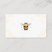 Bee Baby shower Jongen of Meisje Sweet Luier Raffl Informatiekaartje (Achterkant)