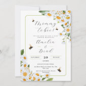 Bee Baby shower Mama to Bee Zo Zoet Als Kan Zijn Kaart (Voorkant)