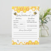 Bee Baby Voorspelling en Advies Kaart (Staand voorkant)