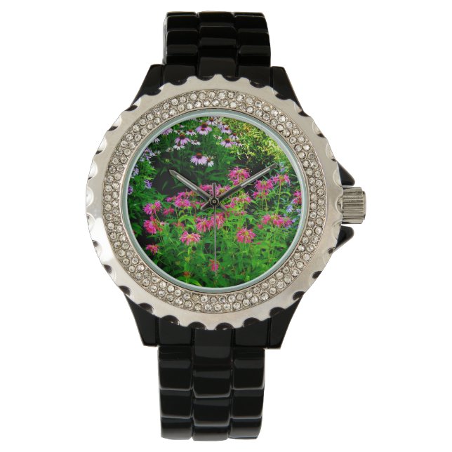 Bee Balm Horloge (Voorkant)