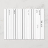 Bee Balm Materia Medica Herbal Studie Kaarten (Achterkant)