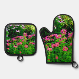 Bee Balm Ovenwant & Pannenlap Set