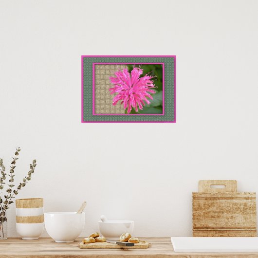 Bee Balm Poster (Keuken)