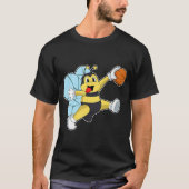 Bee Basketball Player Basketball Sports Premium T-shirt (Voorkant)