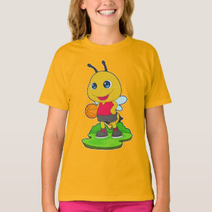 Bee Basketbalspeler Basketbal T-shirt